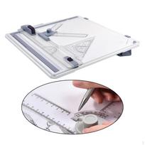 A3 Drafting Table Drawing Board, Tool Set with Parallel , Clamps, Protractor, Support