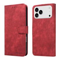 TPU Leather Phone Case for Iphone16e 16 Pro Max 15 14 13 12 11 XS 7 8Shockproof with Card Slot, Stand and Wallet Function Cover iPhone 13 mini raudona