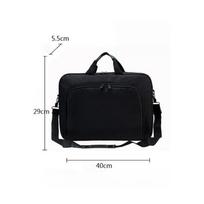15 Inch 15.6 Inch 17 Inch Laptop Bag Waterproof Dual Zipper Business Briefcase Black Universal Handheld Shoulder Bag for Lenovo/