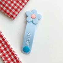 Mielus silikoninis gėlės formos kabelių organizatorius iPhone duomenų linijai, sagtis, vyniotuvas, kabelio apsauga, ausinių laido organizatorius, laido laikiklis