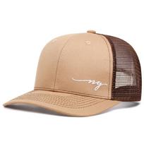 Embroidery Baseball Cap Truck Driver Sports Mesh Cap Summer Shade Breathable Mesh Adjustable 55-61cm