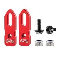 Drawer Type V-caliper Extend Adapter Universal Bicycle Converter Bike Caliper Extend  Road Bike raudona