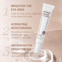 Retinolis nuo raukšlių paakių kremas, Drėkinantis, Pašalinantis paakių maišelius, Patinimą, Tamsius ratilus, Paakių priežiūros esencijos kremas 1pc beige