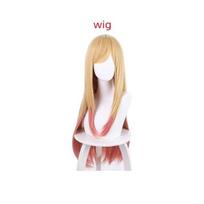 Mano apsirengimo mylimoji Marin Kitagawa Cosplay kostiumas, moteriškas Gyaru mokyklos uniformos pilnas komplektas Helovinui, Comic Con one size geltona