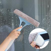 Shower Squeegee Glass Spade Handheld Water Cleaner Tool with Hole for Smooth Surface Home mėlyna