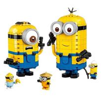 Žaislai Despicable Me Mini Mieli Žaidimo Dėlionė Statomas Minion Statybinis Blokelis Plyta Suderinama 75551 PASIDARYK pats Modelis Dekoracijos Vaikų Dovana