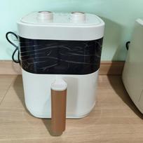 ZISIZ Large Capacity Visible Dual Knob Air Fryer