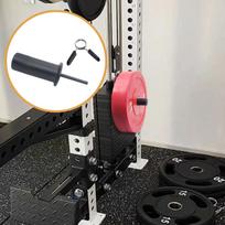 Reinforced Weight Stack Pin Barbell Parts Accessories Portable Steel Strength Training Equipment Style C