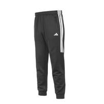 Adidas Classic Logo Side Three Stripes Comfortable Cuffed Sports Knit Pants Unisex bottoms Black TR30P1R2CS-BW S