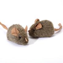 OurPet's the Mice Toy, 2pc (Interactive Catnip Toy, Real Mouse Electronic Sound) one size ruda