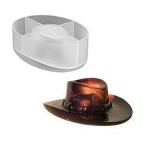 Nontoxic Silicones Mold For Handmade Cowboy Hat Jewelry Dishes And Tabletop Decorations Chocolate Fondant Resins Mould 1