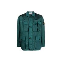 Stone Island Marškinis švarkas Buteliuko žalias Vyriški viršutiniai drabužiai 781541620-V0053 XL