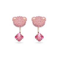 Swarovski Teddy lašiniai auskarai Mieli mados papuošalai Moteriški auskarai Rožiniai 5642982 Box (Random Color)