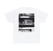 Ayrton senna tshirt, f1 tshirt, monaco tshirt (ON BACK) 3XL