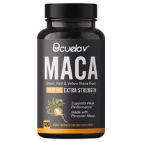 Maca šaknies kapsulės 1500 mg, galima įsigyti juodos, raudonos ir geltonos rūšių, tinka tiek vyrams, tiek moterims, 120 kapsulių 120 Capsules
