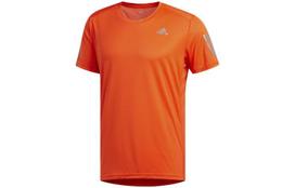 Adidas Marškinėliai Vyriški Oranžinė Apvali Kaklo Išpjova Vidutinio Tiesumo Kirpimas DZ9002 S