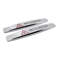 2pcs Car Fender Side Sticker Decal Badge for Mitsubishi RALLIART L200 Outlander ASX Lancer Pajero Eclipse Galant Accessories