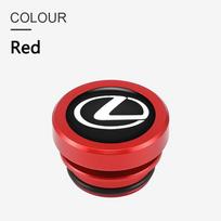 Emblems Car Cigarette Lighter Cover Dustproof Decoration Cap For Lexus UX250h RX450h CT200h RX400h NX300h RX350 RX300 GX470 Acce tamsiai pilka spalva