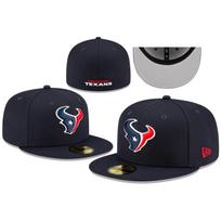 Houston Texans New Era 59FIFTY prigludusi kepurė, tamsiai mėlyna plokščiu snapeliu NFL komandos beisbolo kepurė gerbėjams one size