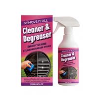 Remove It-All Cleaner and Degreaser 120ml Powerful Formula for Removing Smoky Stains and Stubborn Grease from Grills and Surfaces One Size rožinė