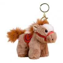 Plush Soft Doll Pony Plush Keychain Year Of Horse Soft Stuffed Backpack Charm Cute Mascot Pendant Desktop Doll Ornament Gift