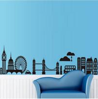 Versatile And Timeless Dandelion Butterfly Art Wall Sticker For Background Decoration