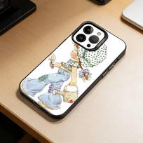 Sarah K-Kay Little Gir   Phone Case For iPhone 17,16,15,14,13,12,11 Plus,Pro Max,XS,Colorful Silver Black Cover iPhone17promax