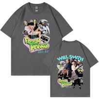 The Fresh Prince of Bel Air Tshirt Actor Will Smith Phillip Banks T Shirt Unisex Women  Cotton Short Sleeve Oversized Tshirts S