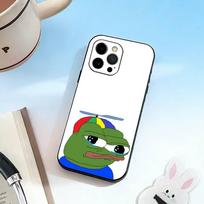 Funny Sad Frog pepe M-meme  Phone Case For iPhone 17, 16,15,14,13,12,11 Plus,Pro Max, Others Soft Black Cover iPhone12PRO