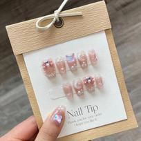 Sweet And Spicy Heart-throbbing Butterfly Nail Wraps Multiple Sizes And Designs Style A,S