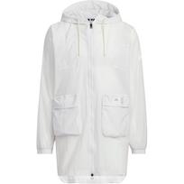 Adidas Parko Austas Striukė Patogus Sportinis Laisvalaikio Su Gobtuvu Ilgomis Rankovėmis Striukė Paltai Unisex Dėmėtas Pilkas Baltas HE9925 M white