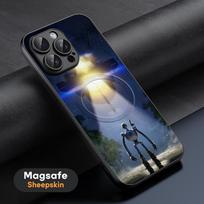 Hot The Wild Ro-bot-S Loving Phone Case For iPhone 17 16 15 14 13 12 11 Plus Pro Max  High-end Luxury Magsafe Sheepskin iPhone 11