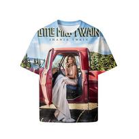 Little Miss Twain Shania Twain Marškinėliai 3D Grafinis Spaudas Streetwear Trumpomis Rankovėmis Laisvalaikio Viršus Unisex Marškinėliai Y2K Suaugusiems Vasaros 2026 Naujas S gray