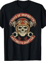 Men's Vintage Funny Sons of Ibuprofen Arthritis Chapter T-Shirt Meme Women Streetwear Cotton Oversized Tee Unisex Casual Unisex S įvairiaspalvis