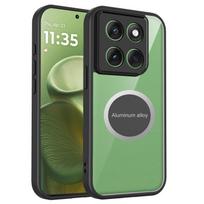 Skaidrus magnetinis automobilinis dėklas, skirtas Motorola Signature Edge 70 60 50 Ultra Fusion Pro Stylus G57 G86 G85, su apsauga objektyvui ir oro pagalvės dangteliu Motorola Moto G45 juoda