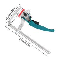 Quick Ratchet Ratcheting Table Clamp Zinc Zinc Alloy Steel Rail Clamp Allsome Bar Clamp  Woodworking 160x60mm