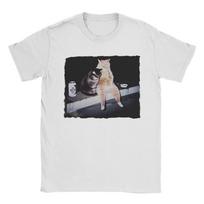 Smoking Cat Meme T Shirts Cigarette Stupid Brainrot Tops Awesome Short Sleeve O Neck Tee Shirt Gift Idea TShirt Women Clothing S