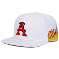 Women A Letter Print Embroidery Side Flame Hip-Hop Hats Spring Autumn Outdoor Use Adjustable Casual Baseball Caps Sunscreen Hat For Men And