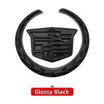 3D Car Logo Side Window Emblem metal Sticker for Cadillac Seville XT4 CT4 CT5 SLR CTS DTS ATS Escalade Exterior Accessories 1pcs