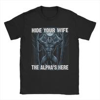 Harajuku T Shirt Werewolf Ripping Meme Alpha Wolf Werewolf Literally Me Cotton T Shirts Tee Shirt for Couple Short Sleeve Tops S įvairiaspalvis