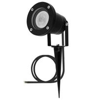 Led Garden Lamp Gu10 Ip65 Waterproof Black With Cable