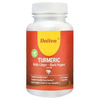 Turmeric Dietary Supplement, With Ginger Extract, Black Pepper Extract, 120 Capsules 120 Capsules