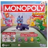 Monopolio Junior: 2 viename stalo žaidimas – vengrų kalba