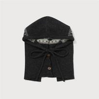Women's Cloverheart Jacquard Angora Balaclava B1 CO2504CA78 DG 1.CO2504CA78 DG