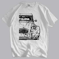 unisex marškinėliai laisvo stiliaus viršutiniai drabužiai T-shirt vyrams vasarinis viršus marškinėliai 2Cv marškinėliai Meliruoti medvilniniai marškinėliai vyrams vasaros mados marškinėliai S įvairiaspalvis