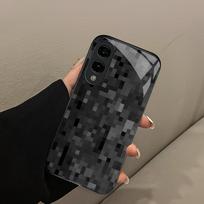 Simple background Mosaic Vague PhoneCase Glass PhoneCase for Samsung Galaxy S26 S25 S24 S23 S22 S21 FE Ultra Plus Dropresistant GalaxyS25