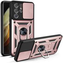 For Samsung S20 Ultra Case Galaxy S21 Ultra Cover S22Ultra Magnetic Ring Holder Armor Phone Case Slide Camera Protect Back Cover Galaxy S20 Ultra