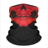 Dviračio šalmo gobtuvas bandana kvėpuojantis neperpučiamas kaukolės vyriškas balaklava slidinėjimo kaukė dviračių kepuraitės snieglenčių veido danga kempingo šalikas raudona