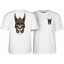 Powell Peralta Skateboard Shirt Anderson Skull White Mens S įvairiaspalvis