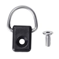 1/6Pcs Kayak D Ring Lightweight Kayak Boat D Fishing Rigging with Screw Kayak Fishing Rigging D Ring for Kayak Canoes Boats